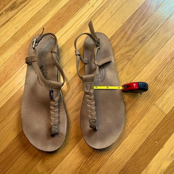 RAINBOW T-Strap Leather Sandals - Picture 1 of 6